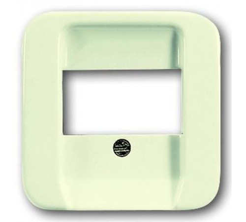 Плата центральная (накладка) для розеток громкоговорителя 0247, 0248, серия Busch-Duro 2000 SI, цвет сл. кость  1724-0-4329   2CKA001724A4329  ABB