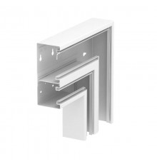 Плоский угол кабельного канала Rapid 80 70x170 мм (сталь,белый) (GS-DFF70170RW)  6278230  OBO Bettermann