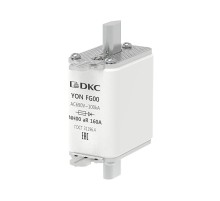 Предохранитель YON ножевого типа FG00 160А 690V характеристика aR  1FG00-0160-690V-AR  DKC