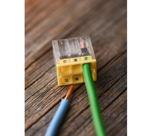 Строительно-монтажная клемма СМК 2273-246 (с пастой) 6 отверстий 0,5-2.5мм2 (50шт.) EKF PROxima  plc-smk-2273-246  EKF