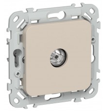 FLITE Розетка TV экран. оконечная тип M РТВм-1-1-1-ФлЛ льняной  FI-A13-O-K88  IEK