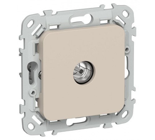 FLITE Розетка TV экран. проходная тип M РТВм-1-1-2-ФлЛ льняной  FI-A13-P-K88  IEK