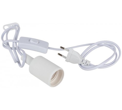 Светильник для растений FITO-Holder E27 с проводом и выключателем для фитоламп с цоколем Е27  Б0057286  ЭРА