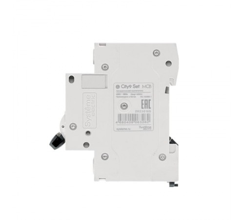 Выключатель автоматический четырёхполюсный 6А B 4.5kA City9  C9F14406  SE