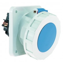 Розетка наклонная 125A 3p 230V 6h IP67 фланец 114 x 114 I 12100-Bals I Bals