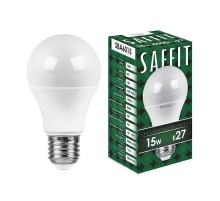 Лампа светодиодная SBA6015 15W 4000K 230V E27 A60  55011  SAFFIT