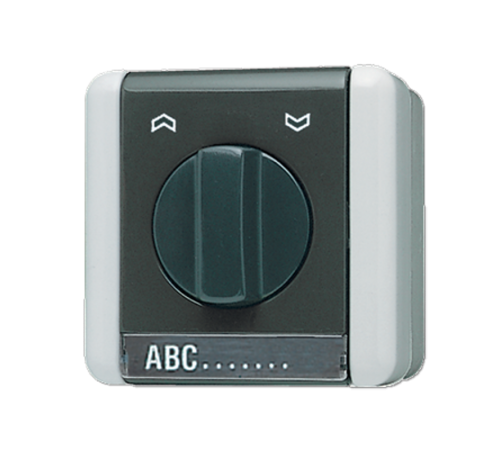 Выключатель для замочного механизма 10A 250V ~; для накладного монтажа IP44 834.10W Jung