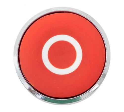 Механизм исполнительный кнопки "O" XB4 красный плоский возвратный без фиксации IP65  XB4BA-4162C-65  EKF