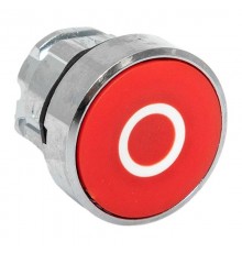 Механизм исполнительный кнопки "O" XB4 красный плоский возвратный без фиксации IP65  XB4BA-4162C-65  EKF