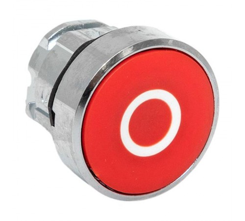 Механизм исполнительный кнопки "O" XB4 красный плоский возвратный без фиксации IP65  XB4BA-4162C-65  EKF