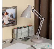 Светильник настольный N-123-Е27-40W-GY серый (12/96)  Б0047199  ЭРА