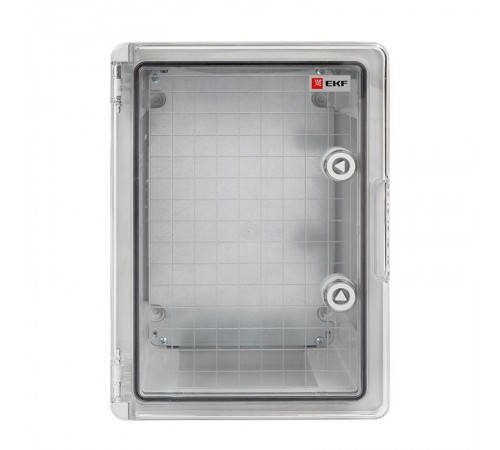 Щит пластиковый с монтажной платой прозрачная дверь (ВхШхГ) 400х300х220мм IP65 PROxima  PBT65MP004  EKF