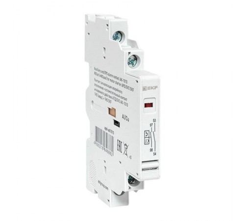 Контакт сигнализации аварийного отключения + вспомогательный контакт мгновенного действия АПД/GV2 АК-1010 1НО (авар.) + 1НО  apd-ad1010  EKF