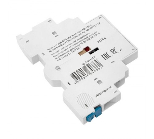 Контакт сигнализации аварийного отключения + вспомогательный контакт мгновенного действия АПД/GV2 АК-1010 1НО (авар.) + 1НО  apd-ad1010  EKF