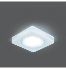 Светильник точечный встраиваемый светодиодный Backlight BL101 Квадрат. Белый, 5W, LED 4000K  BL101  Gauss