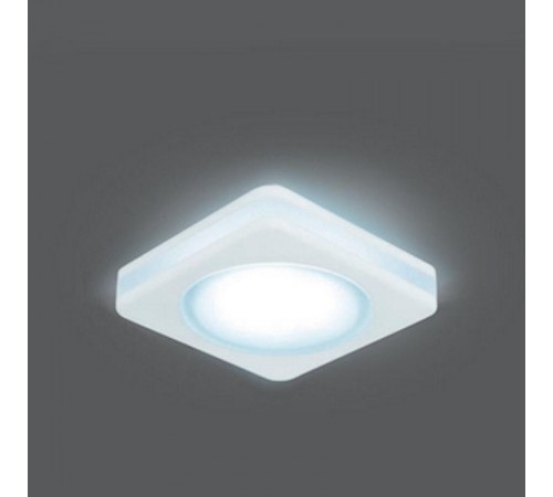 Светильник точечный встраиваемый светодиодный Backlight BL105 Квадрат. Белый, 8W, LED 4000K  BL105  Gauss
