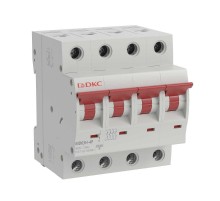Автоматический выключатель модульный YON max типа MD63H, 10кА, 4 полюса, хар-ка D, 16А  MD63H-4PD16  DKC