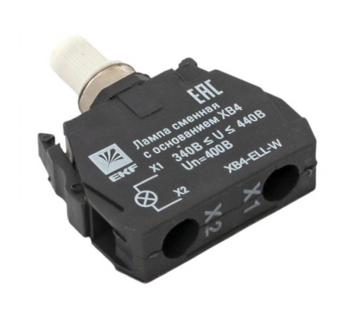 Лампа сменная c основанием XB4 белая  400В EKF PROxima    XB4-ELL-W   EKF 