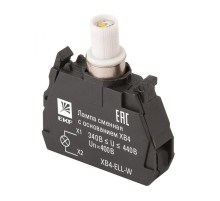 Лампа сменная c основанием XB4 белая  400В EKF PROxima    XB4-ELL-W   EKF 