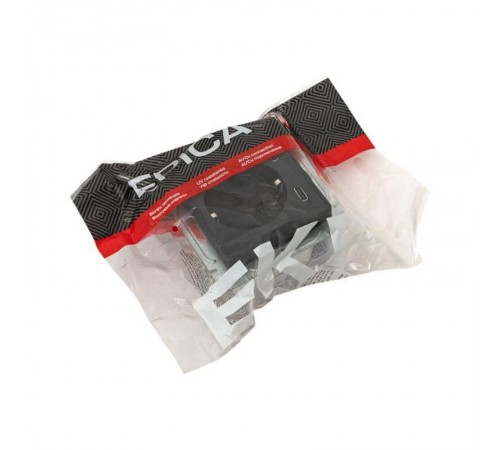 Механизм розетки с USB-C - 2шт, 16А, с заземлением, со шторками, чёрный Эпика EKF  UP1-SOB-111-2USBC  EKF