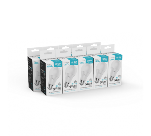 Лампа светодиодная Basic A60 13,5W 1300lm 4100K Е27 LED 1/10/50  1023224  Gauss