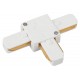 Коннектор для шинопровода Т-образный белый TR7-C 2W T WH  Б0032178  ЭРА