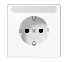 Штепсельная розетка SCHUKO 16A, 250V~ с полем для надписи; белая  LS1520NAWW  Jung