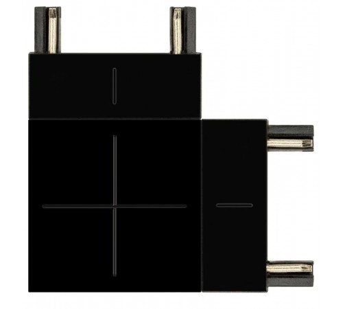 Коннектор  TRM-S5-CC BK угловой для тонкого магнитного шинопровода черный  Б0059030  ЭРА
