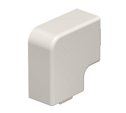 Крышка плоского угла кабельного канала WDK 25x40 мм (ПВХ,кремовый) (WDK HF25040CW)  6161243  OBO Bettermann