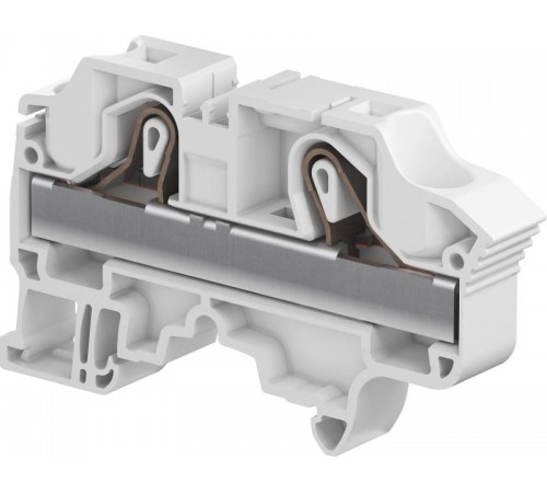 Клемма втычная ZK16 серая - 16 мм?, 2 зажима  1SNK712010R0000  TE
