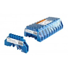 Шина "N" нулевая в изоляторе на DIN-рейку 8x12мм 6 групп инд. стикер  SQ0801-0176  TDM