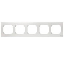Рамка 5-постовая, серия SKY, цвет альпийский белый2CLA857500A1101 ABB