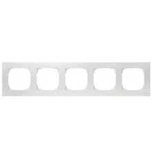 Рамка 5-постовая, серия SKY, цвет альпийский белый2CLA857500A1101 ABB
