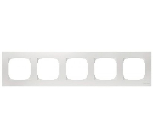 Рамка 5-постовая, серия SKY, цвет альпийский белый2CLA857500A1101 ABB