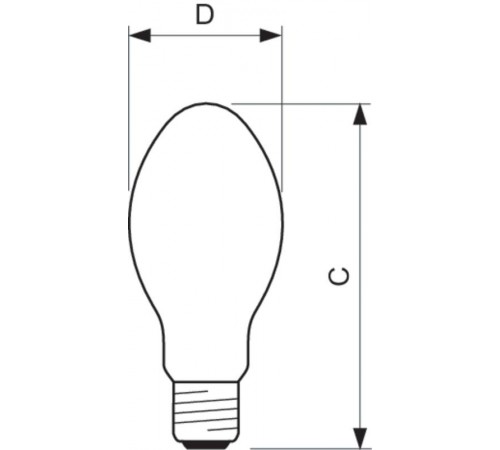 Лампа металлогалогенная  MASTER HPI Plus 250W/645 BU E40  928076709891  PHILIPS