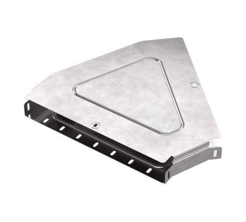 Угол горизонтальный 45 градусов с крышкой Стандарт 400х50   PR16.0613  Промрукав