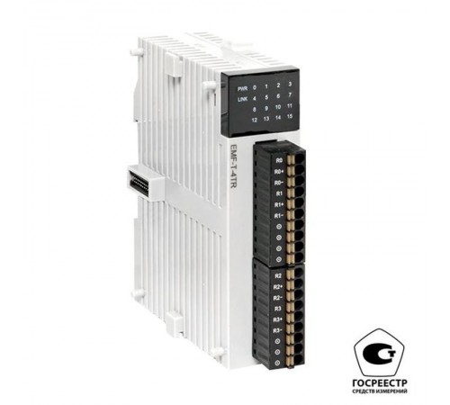 Модуль ввода термосопротивлений EMF 4 PRO-Logic (с поверкой)  EMF-T-4TR-V  EKF