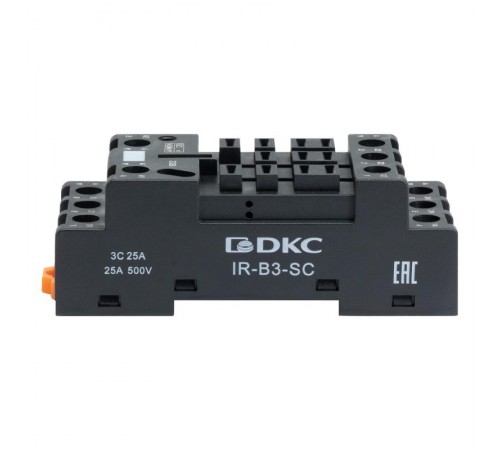 Базовый пассивный элемент для установки одиночных реле, до 230 В АС \ DC  IR-B3-SC  DKC