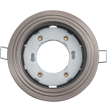 Светильник встраиваемый под лампу GX53 NGX 93 040 NGX-R6-004-GX53 (2 Круга сатин-хром)  93040  Navigator