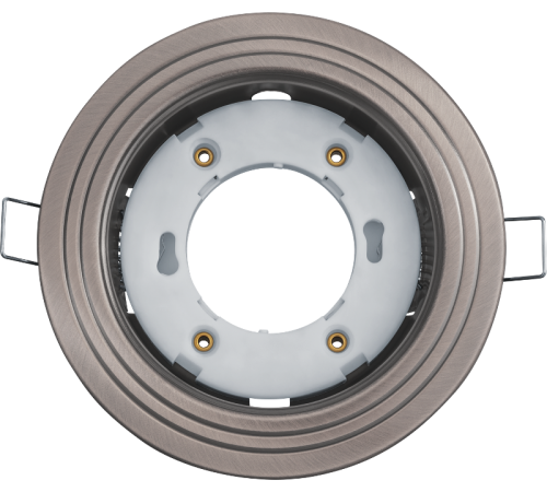Светильник встраиваемый под лампу GX53 NGX 93 040 NGX-R6-004-GX53 (2 Круга сатин-хром)  93040  Navigator
