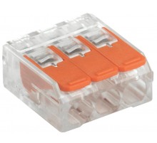 Строительно-монтажная клемма СМК 223-413 (4шт/упак) IEK  UKZ40-413-004  IEK 