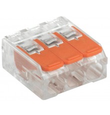 Строительно-монтажная клемма СМК 223-413 (4шт/упак) IEK  UKZ40-413-004  IEK 