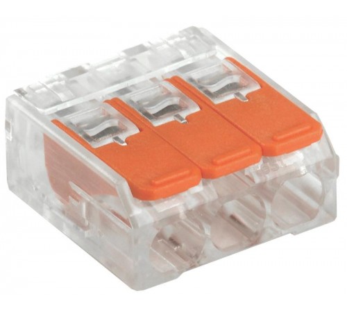 Строительно-монтажная клемма СМК 223-413 (4шт/упак) IEK  UKZ40-413-004  IEK 