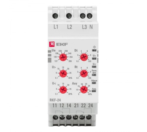 Реле контроля фаз RKF-24 EKF  rkf-24  EKF