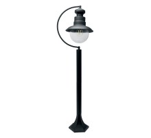 Светильник садово-парковый PL576 столб 60W 230V E27, черный  11599  Feron