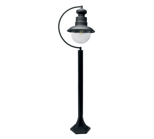 Светильник садово-парковый PL576 столб 60W 230V E27, черный  11599  Feron