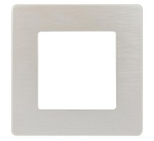 Рамка для розеток и выключателей серия 12 12-5101-15 на 1 пост, сатин, перламутр  Б0052508  ЭРА