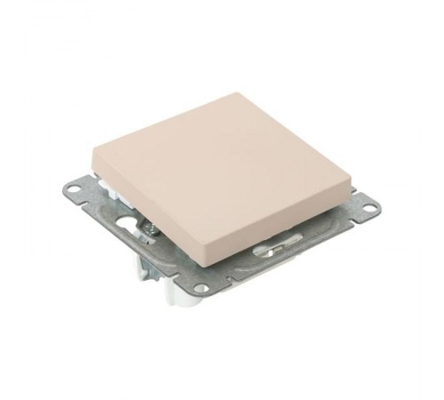 Механизм выключателя, одноклавишный, кремовый Эпика  UP1-SWI-10 EKF