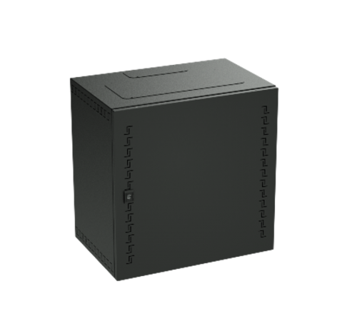 Шкаф телекоммуникационный навесной, 12 U (600х600х400) дверь метал,RAL9005  R5STI1240MTB  DKC