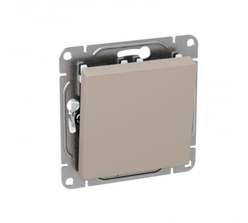 Механизм выключателя, одноклавишный, проходной, кремовый Эпика  UP1-SWI-11 EKF